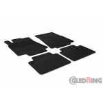 Original Gledring Passform Fußmatten Gummimatten 4 Tlg.+Fixing - Mercedes-Benz A Klasse W169 2004->2012